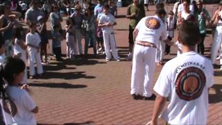 CAPOEIRA NA PRAÇA ORGANIZAÇÃO MARCÃO ACADA E M. MAYA CONVIDADO M. IRANDIR