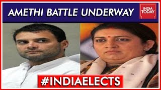 Rahul Gandhi And Smriti Irani Strive For Amethi, Polling Underway| Lok Sabha Elections 2019