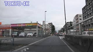 Japan Drive  Tokyo 4K  Kanpadhi dori Ave → Sasame dori Ave