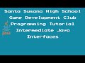 Programming Tutorial 27 - Intermediate Java - 1 - Interfaces