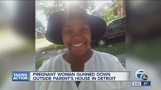 Pregnant woman, Bionka Lyons, shot and killed in Detroit