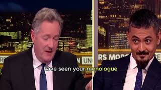 "Do You Look At Me As The Muslim Basher?" | Piers Morgan VS Dilly Hussain | #boycottpiersmorgan