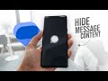 How to Hide Messages Content in Notifications on Android (tutorial)