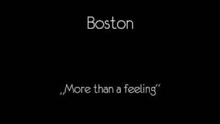 Boston - More than a feeling (Original)