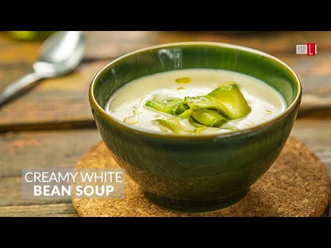 Creamy White Bean and Green Chili Pepper Soup Recipe