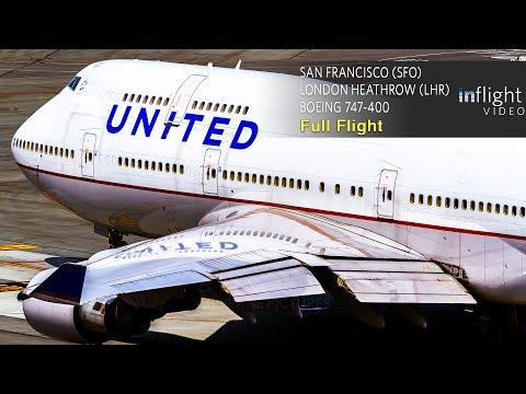 United Airlines Boeing 747-400 Full Flight | San Francisco to London Heathrow | UA901 (with ATC) United Airlines Boeing 747-400 Full Flight | San Francisco to London Heathrow | UA901 (with ATC)