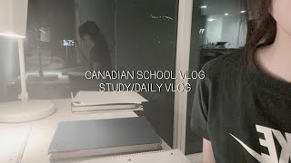 A short study vlog of a Canadian international student 🇨🇦📚