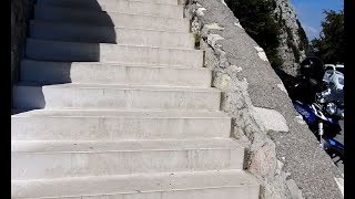 461 stairs up and down for magnificent view  Lovcen Montenegro 12 9 2018