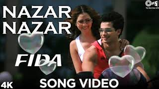 Nazar Nazar | fida movie | Shahid Kapoor and Kareena Kapoor | Udit Narayan and sapne Anu Malik