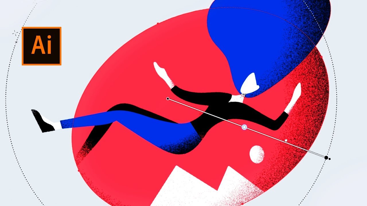 Illustrator Tutorial Flat Illustration With Grain And Noise Texture