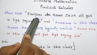 (TAMIL) PREDICATE CALCULUS PROBLEM 3