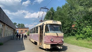 ‘’Мини эксклюзив!’’ Поездка на трамвае Tatra T3SU (двухдверная) 648! , Маршрут 11!!!