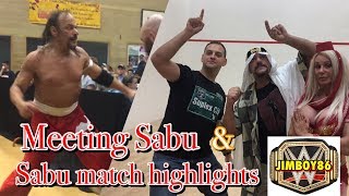 Meeting Sabu - Sabu match highlights at CSF