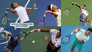 The right serve pronation changes everything. Analysing Federer, Djokovic and Kyrgios.