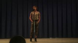 Me’Kayla Desiree Singing at a School Talent Show