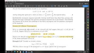 Chapter 2: Error Analysis for Iterative Methods p3