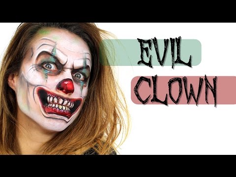 scary clown face paint - VidoEmo - Emotional Video Unity