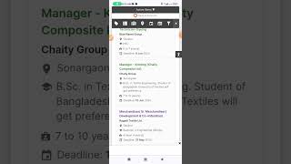 How to apply for a job through BD Jobs with mobile?