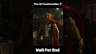 Thor All Transformation #marvel #shorts
