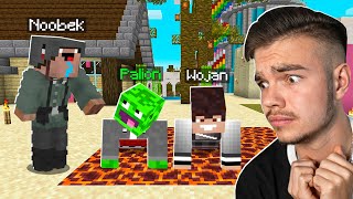 NOOBEK ZOSTAŁ ŻOŁNIERZEM i ROZKAZUJE NAM na WOJANOWICACH w Minecraft!