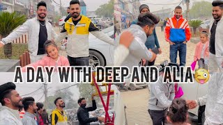 A Day With Deep And Alia  | Deepaliafam | #vlog | 2021