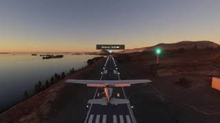 First landing at Maniitsoq Greenland