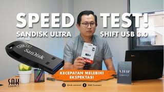 Speed Test Flashdisk Sandisk Ultra Shift 256GB USB 3.0 CZ410 - Unboxing \u0026 Review