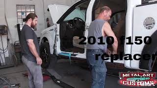 2010 F150 rocker replacement, tomorrow weld bodywork and paint