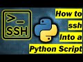 SSH Into a Python Script (Modify sshd_config with ForceCommand)