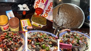 Nasimangni request video/Chocolate cake sponge recipe/pork salad 🥗/Saya’s kitchen