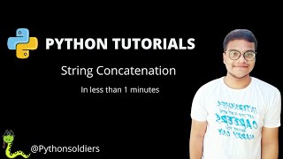 String Concatenation Python Tutorial #shorts #python #tutorial