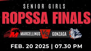 St. Marcellinus vs. Aloysius Gonzaga(Finals) | ROPSSAA Senior Girls Volleyball | February 20th, 2025