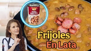 ✅ Cómo hacer FRIJOLES EN LATA DELICIOSOS👌 y muy fáciles de PREPARAR