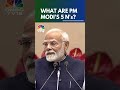 PM Modi's 5 Ns for Economic Growth: India's Golden Investment Opportunity | CII Summit | N18S