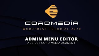 WP Tools - Admin Menu Editor