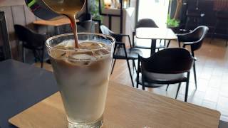 따뜻한 봄날엔 아이스 카페라떼! | Coffee Day Ice CafeLatte