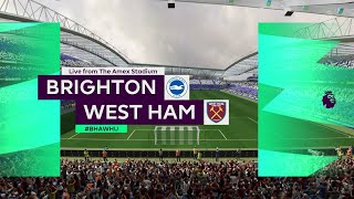 FIFA 23 - Brighton vs. West Ham - Premier League 23/24 PS5™ Full Match Gameplay