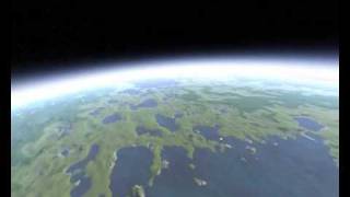 XNA Planet Renderer Progress video