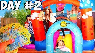 LAST TO LEAVE THE BOUNCY HOUSE WINS $1000 Challenge w/ The Norris Nuts