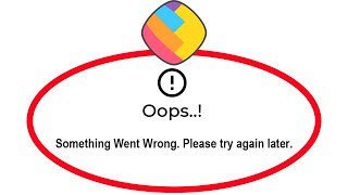 Fix ShareChat Oops Something Went Wrong Error Please Try Again Later Problem Solved