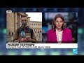 France protests: Students take to the streets over health crisis