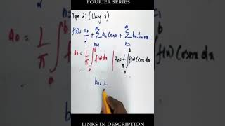 FORMULAE - USED IN FOURIER SERIES