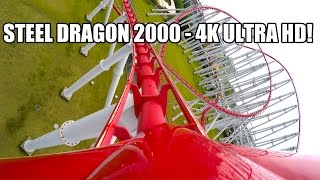 Steel Dragon 2000 Roller Coaster POV Awesome 4K Ultra HD Resolution Nagashima Sp