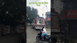 Effortless driving of huge truck on sharp S bend #amaizing #trending