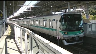 東京メトロ9000系9122F急行日吉行き 目黒線多摩川駅発車