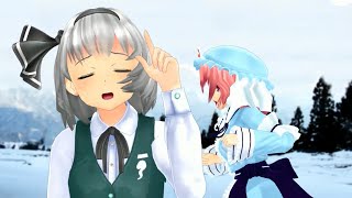 【東方MMD】ロマンスの神様　妖夢＆幽々子ver