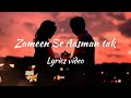 Zameen Se Aasman tak : LYRICAL VIDEO | "SANAM RE" | New LYRICS VIDEO BY @rishicreationsofficial