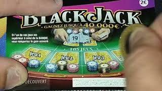 GRATTAGE DE 10 BLACK JACK