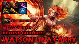 Watson Lina - Beyond Godlike!! with 23 kills!! feat.Miero Meles and Jmvincento