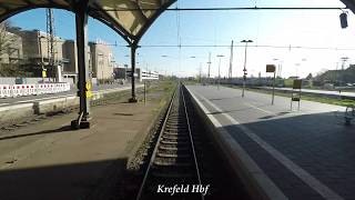 Cabinerit, Führerstandmitfahrt: Viersen Pbf - Duisburg Wedau.